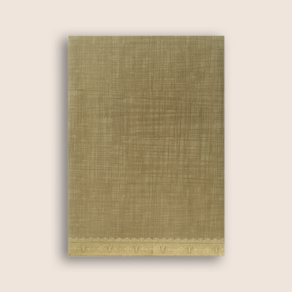 Gold Floral Balaji Padmavathi Wedding Card - KNCM22NB