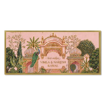 Gold Palace Peacock Money Envelope - KJTSMEG12