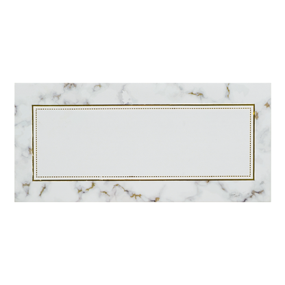 White Marble Money Envelope -  KRCE3650