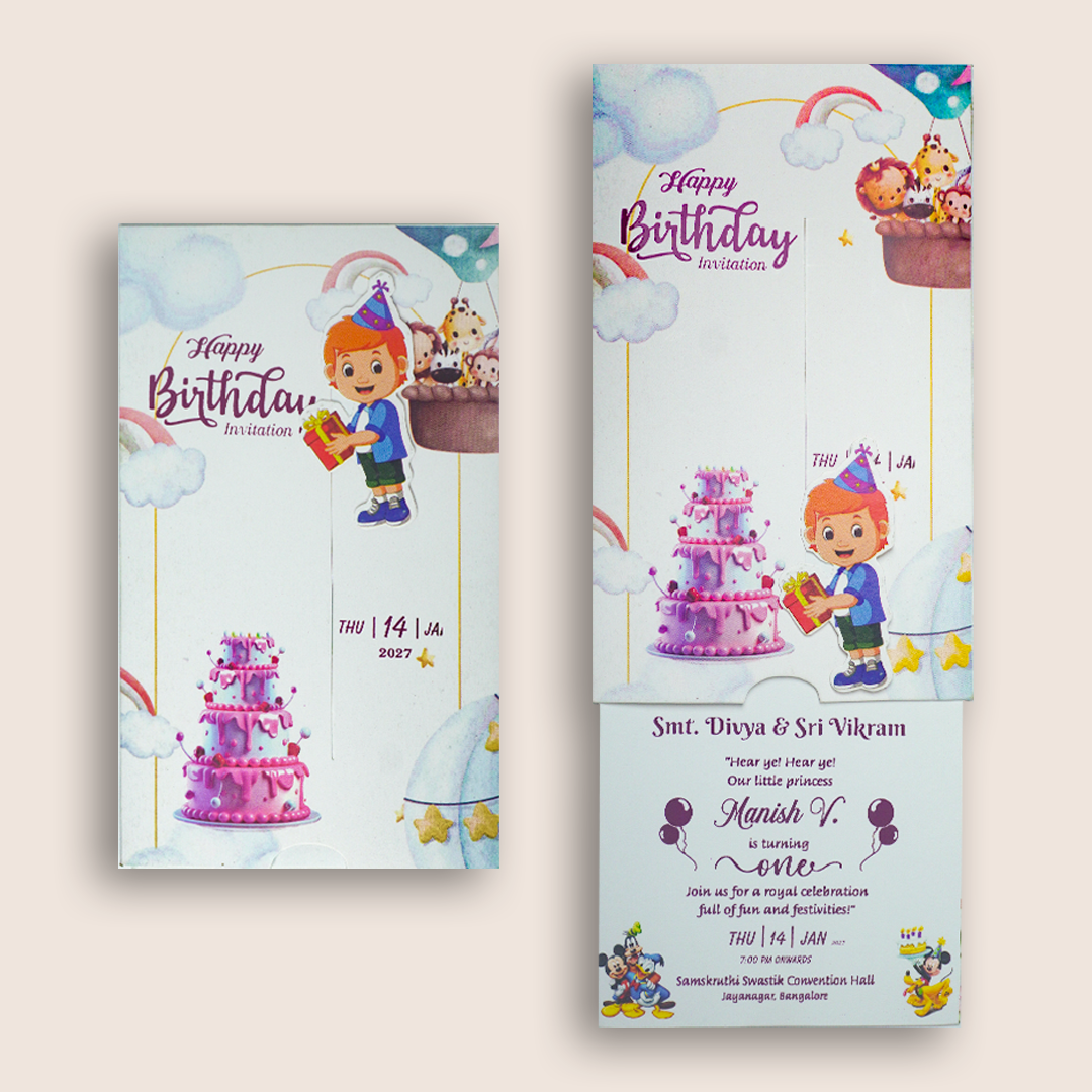 White Boy Birthday Card-KNKRL112
