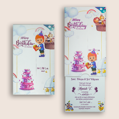 White Boy Birthday Card-KNKRL112