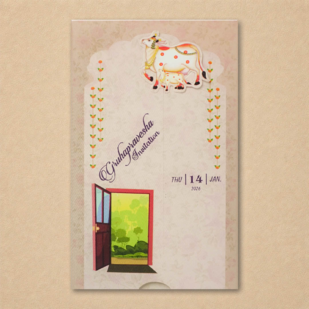 Pink House Warming Card - KNKRL117