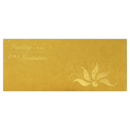 Gold Personal Invitation Card