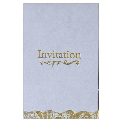 Invitation Card - Classic Invitation Card with Foiling and Embossing-KNK1032