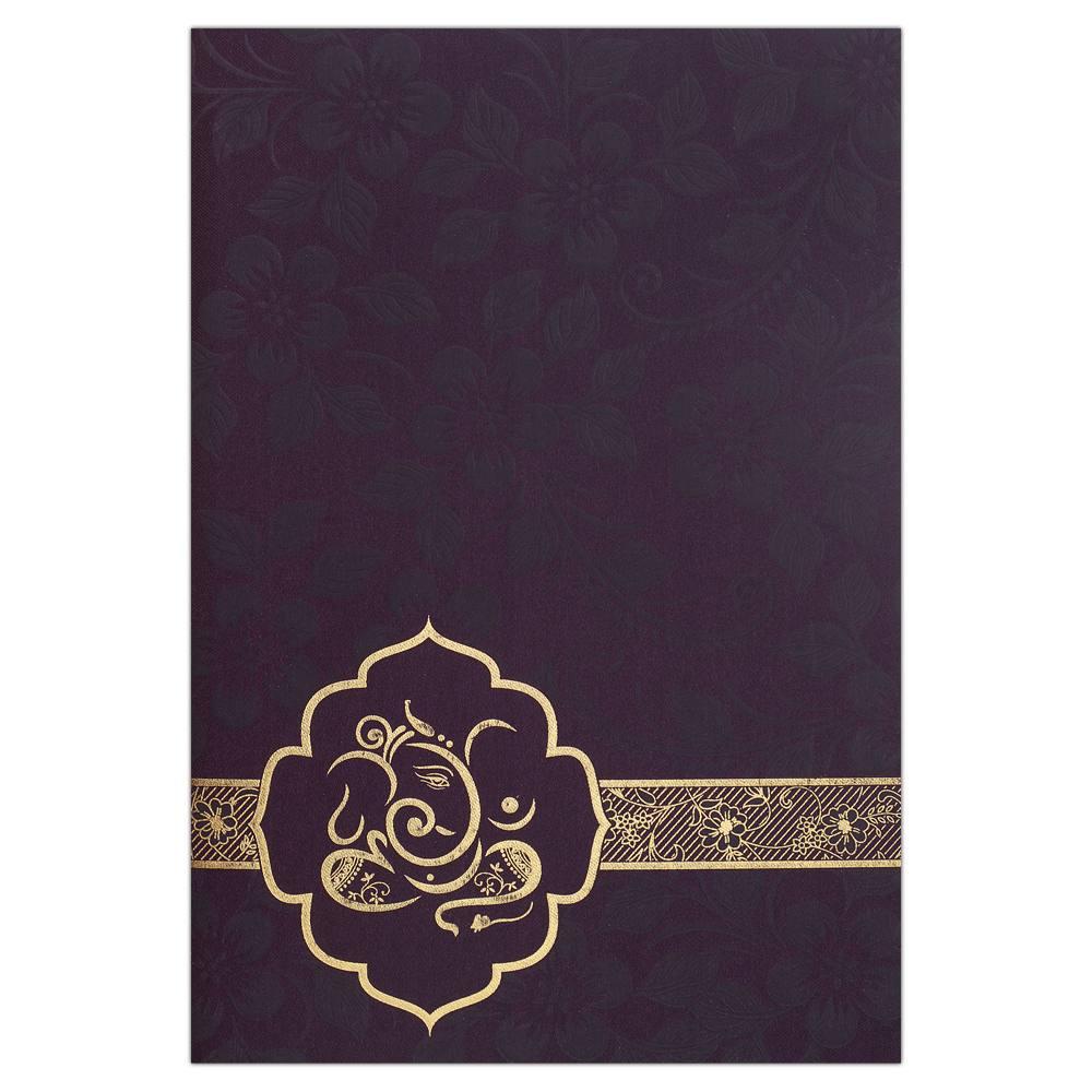 Invitation Card - Gorgeous Hindu Wedding Card-KNK1086