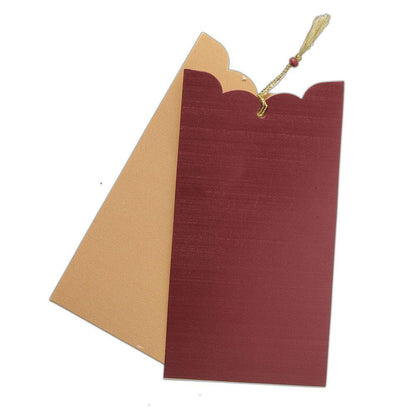 Invitation Card - Brown Designer Wedding Invitation Card-KNK1261