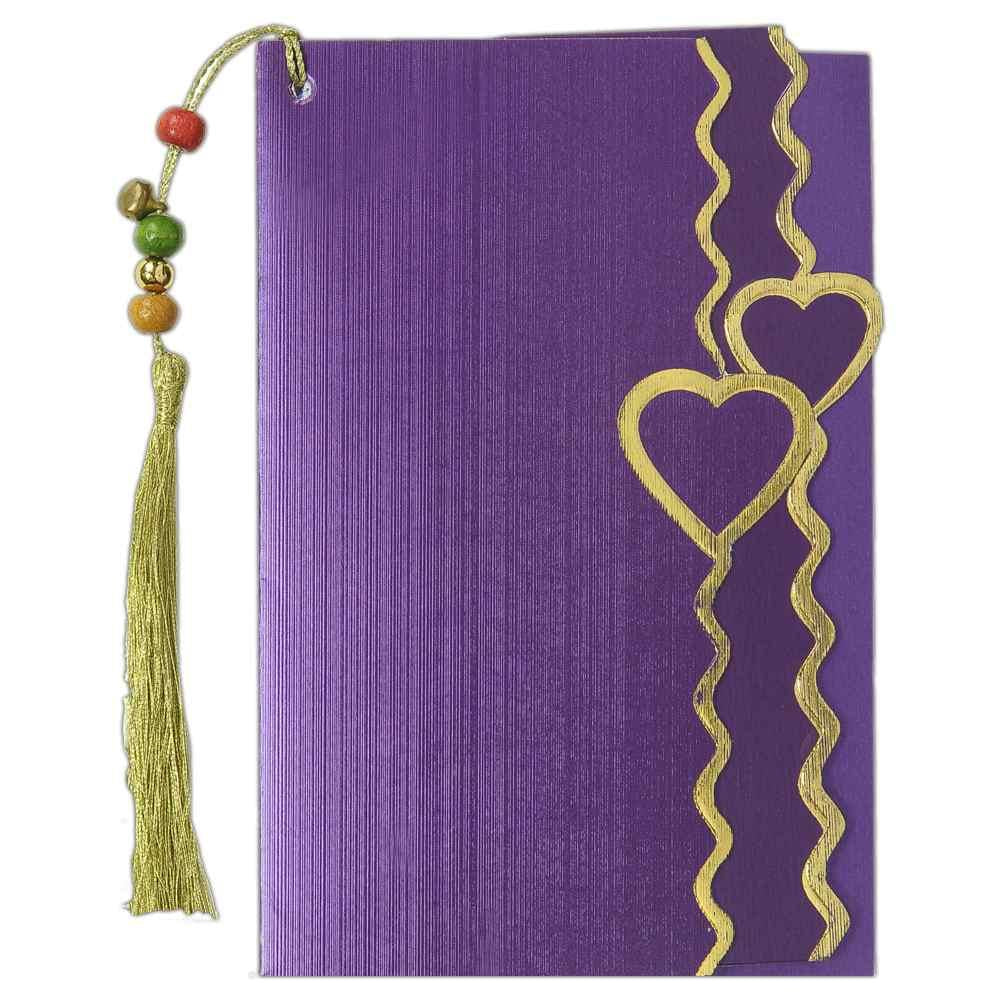 Invitation Card - Double Heart Shaped Wedding Invitation-KNK1365