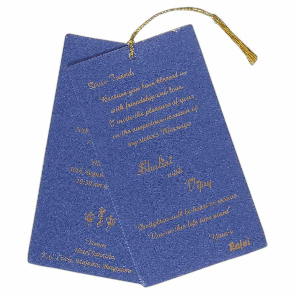 Invitation Card - Elegant Personal Wedding Invitation Card-KNK1369
