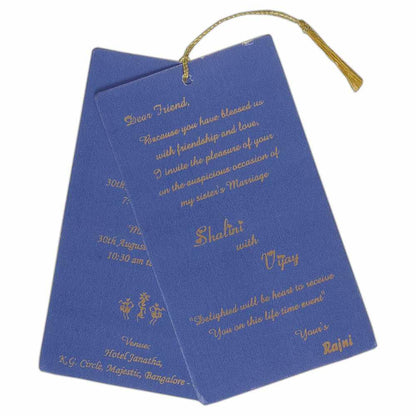 Invitation Card - Elegant Personal Wedding Invitation Card-KNK1369