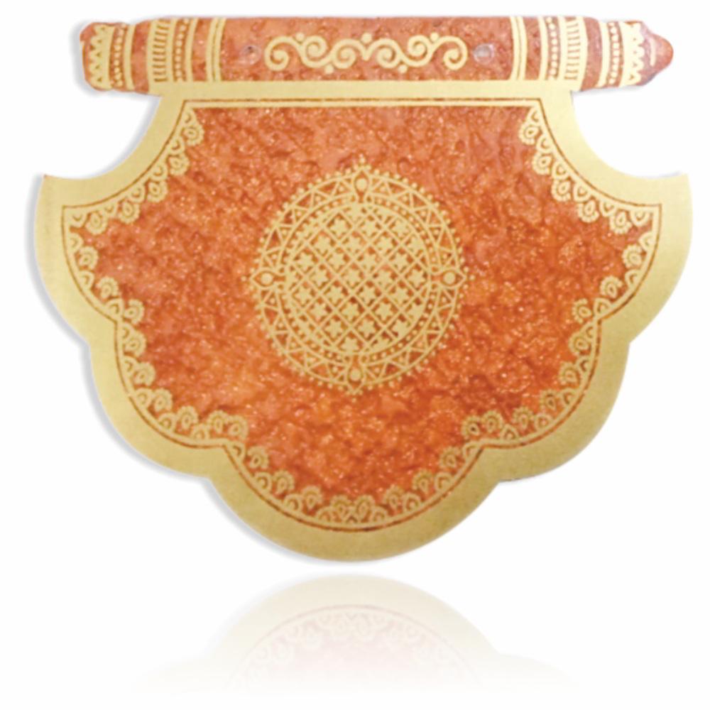 Orange Invitation Card-KNK1451