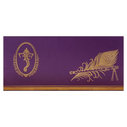 Violet Personal Invitation Card-King of Cards