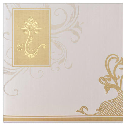 Exclusive Peacock Hindu Wedding Card-KNK1724