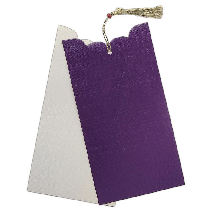 Invitation Card - Violet Personal Wedding Invitation-KNK1879-King of Cards