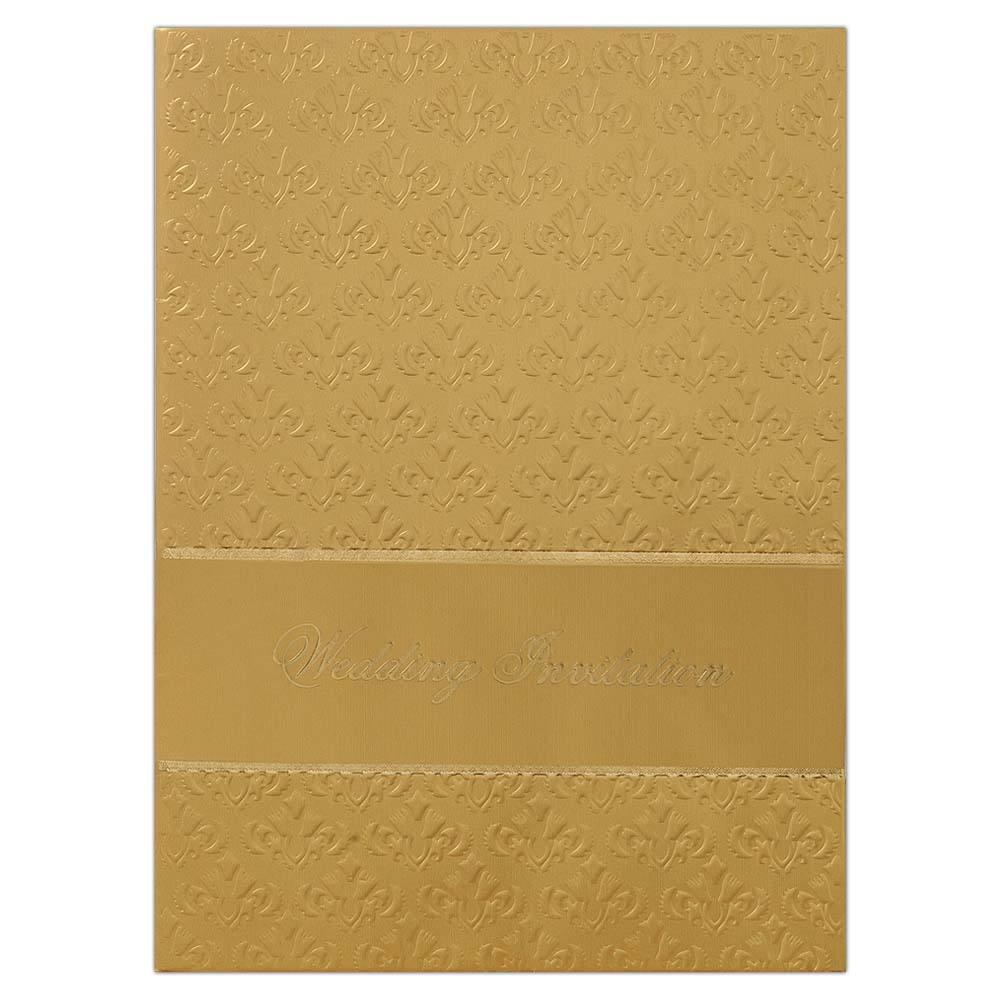 Invitation Card - Golden Wedding Invitation Cards-KNK1923