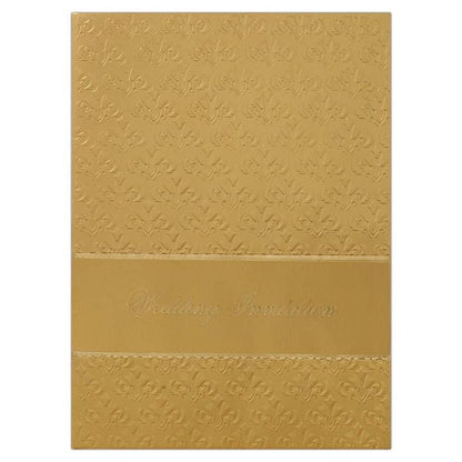 Invitation Card - Golden Wedding Invitation Cards-KNK1923-King of Cards