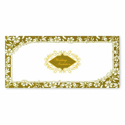 Green Golden Invitation Card-King of Cards