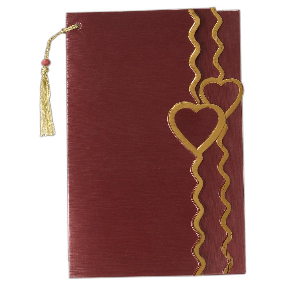 Invitation Card - Heart Shaped Personal Wedding Invitation-KNK2156