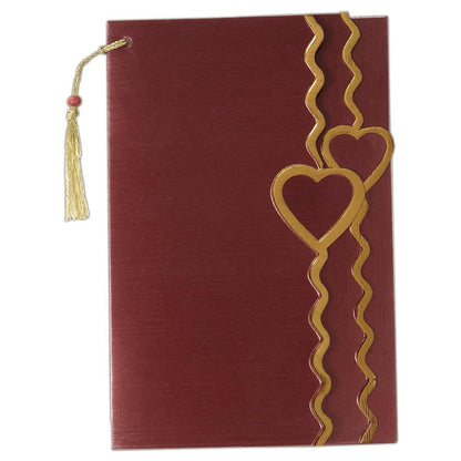 Invitation Card - Heart Shaped Personal Wedding Invitation-KNK2156