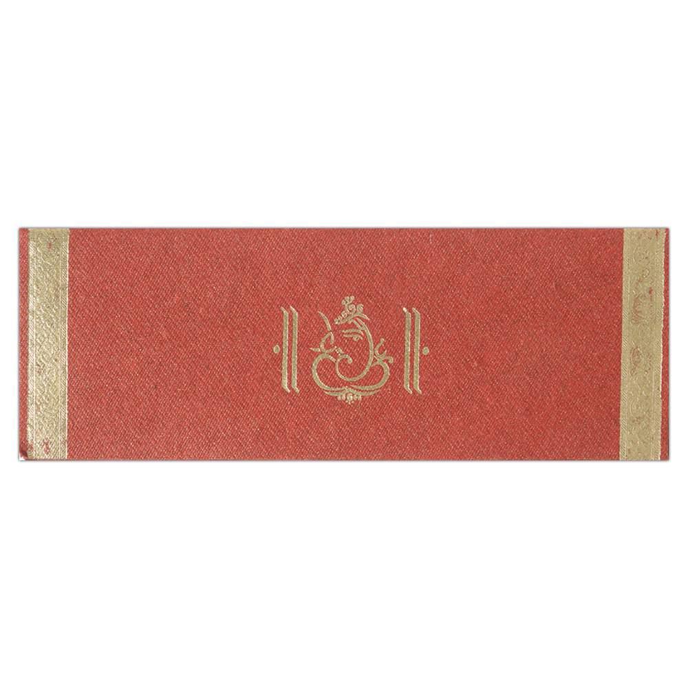 Invitation Card - Royal Red personal Invitation Card-KNK2182