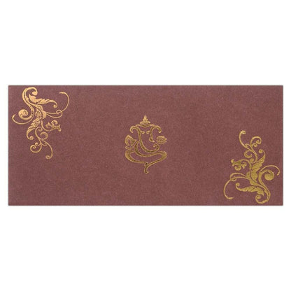 Invitation Card - Red Golden designer Invitation Card-KNK2253