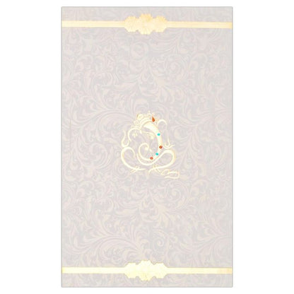 Admirable Ganesha Padded Wedding Card-KNK2280-King of Cards
