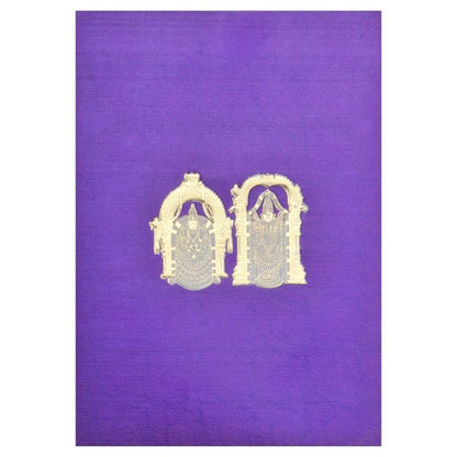 Balaji Padmavathi Blessed Wedding Card-KNK2416-King of Cards