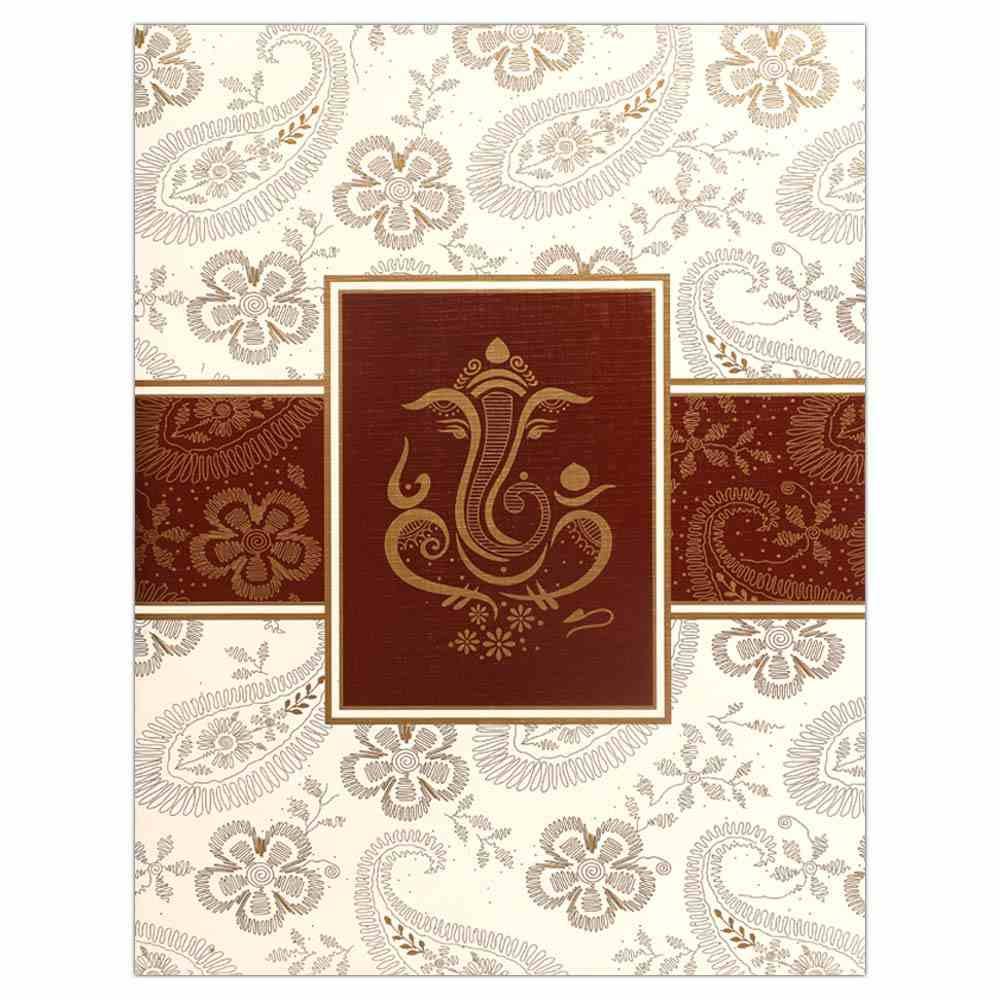 Invitation Card - Red Gold Glam Invitation Card-KNK2442