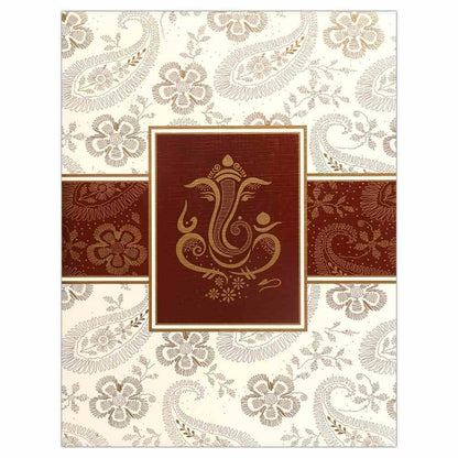Invitation Card - Red Gold Glam Invitation Card-KNK2442