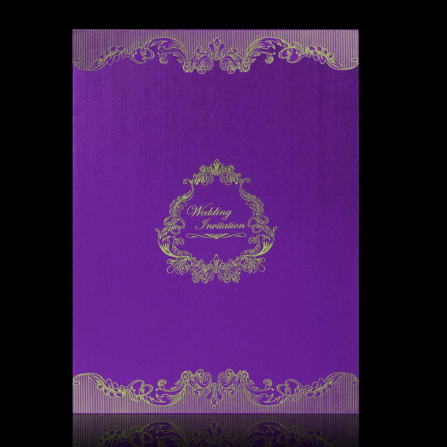 Violet Wedding Card-KNK2491
