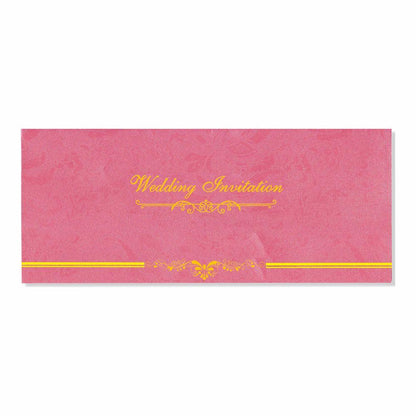 Pink Wedding Invitation Card