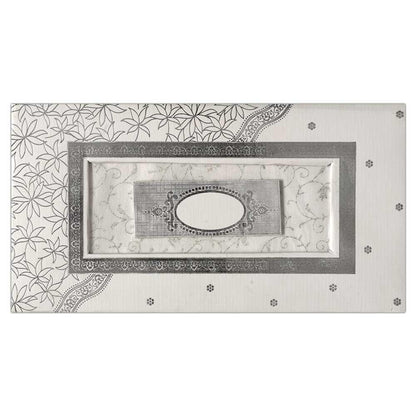 Marvelous White Shading With Wedding Invitation Card - KNK2552