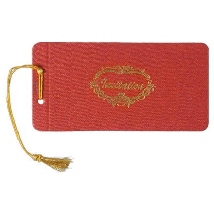 Invitation Card - Golden Designer Handmade Invitation Cards-KNK2629