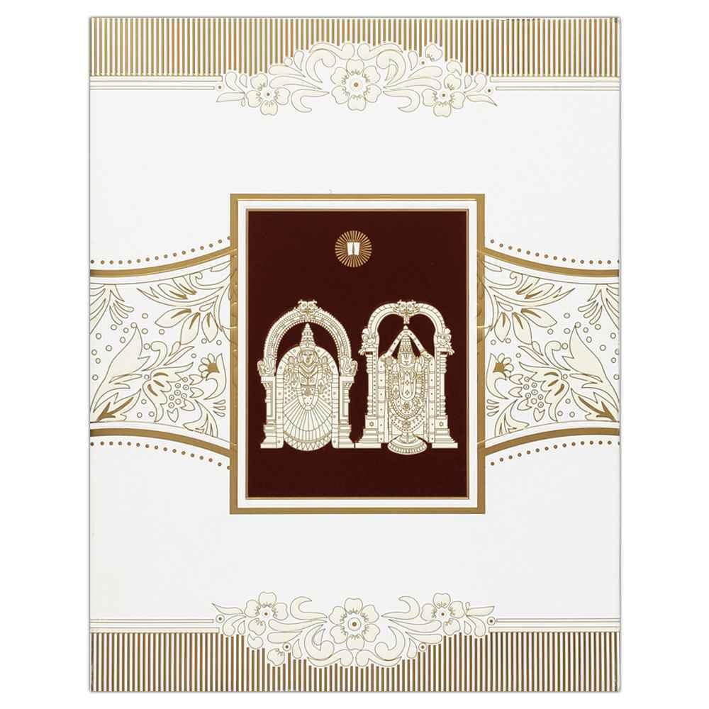 Invitation Card - Designer Balaji Family Invitation Card-KNK2692