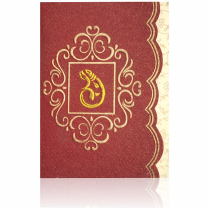 Ganesha Flower Invitation Card-KNK2979