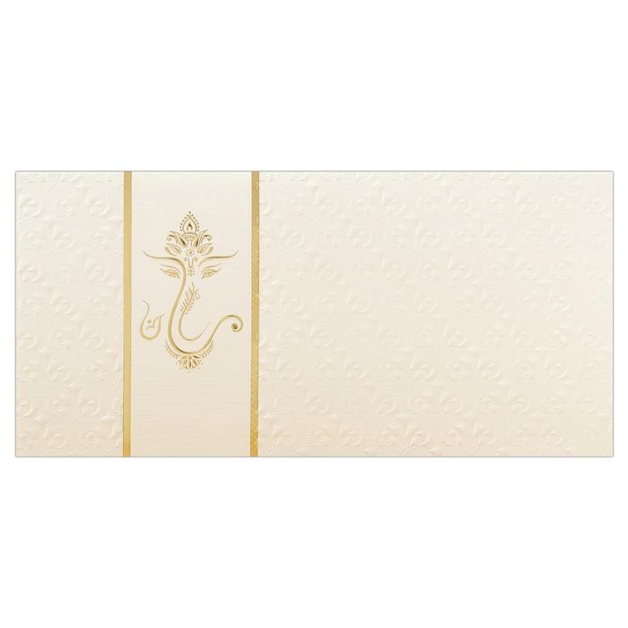 White Invitation Card-King of Cards