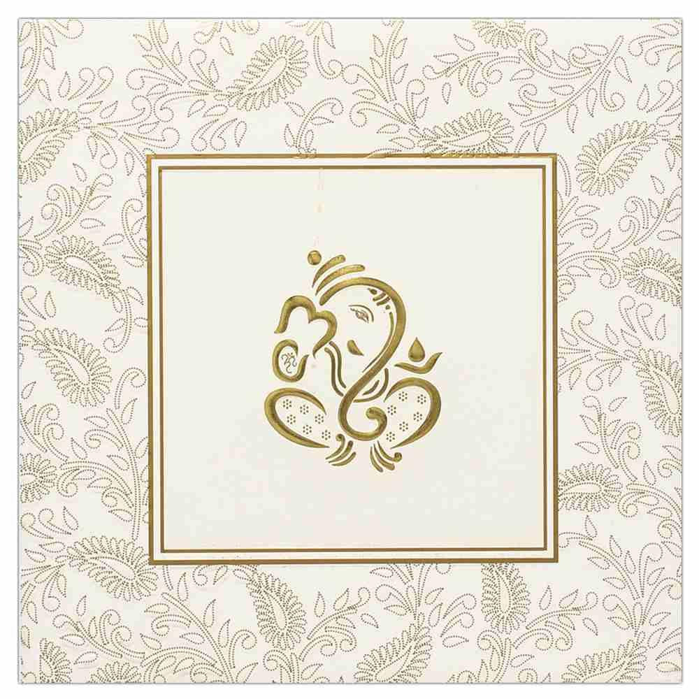 Invitation Card - All Ceremony Vinayak Invitation Card-KNK3027