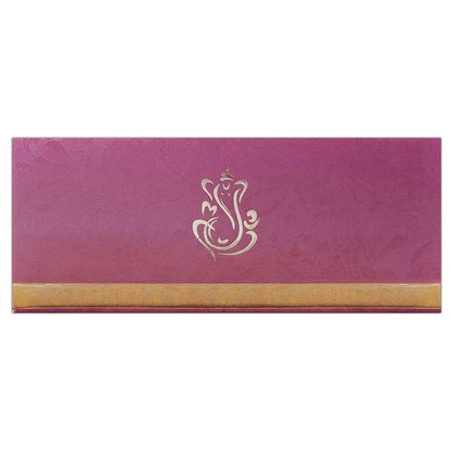 Pink Ganesha Personal Invitation Card-King of Cards