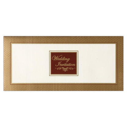 Invitation Card - Horizontal Wedding Invitation Card-KNK3176