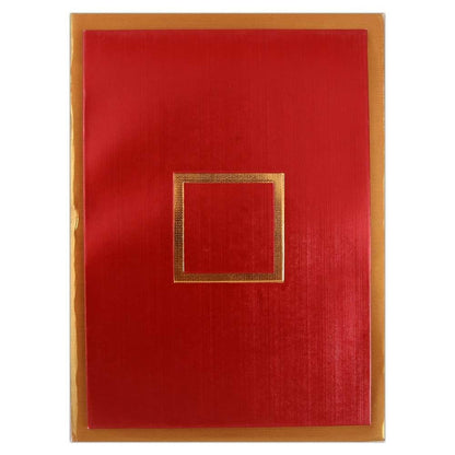 Invitation Card - Multi Occasion Red and Gold card - KNK3727