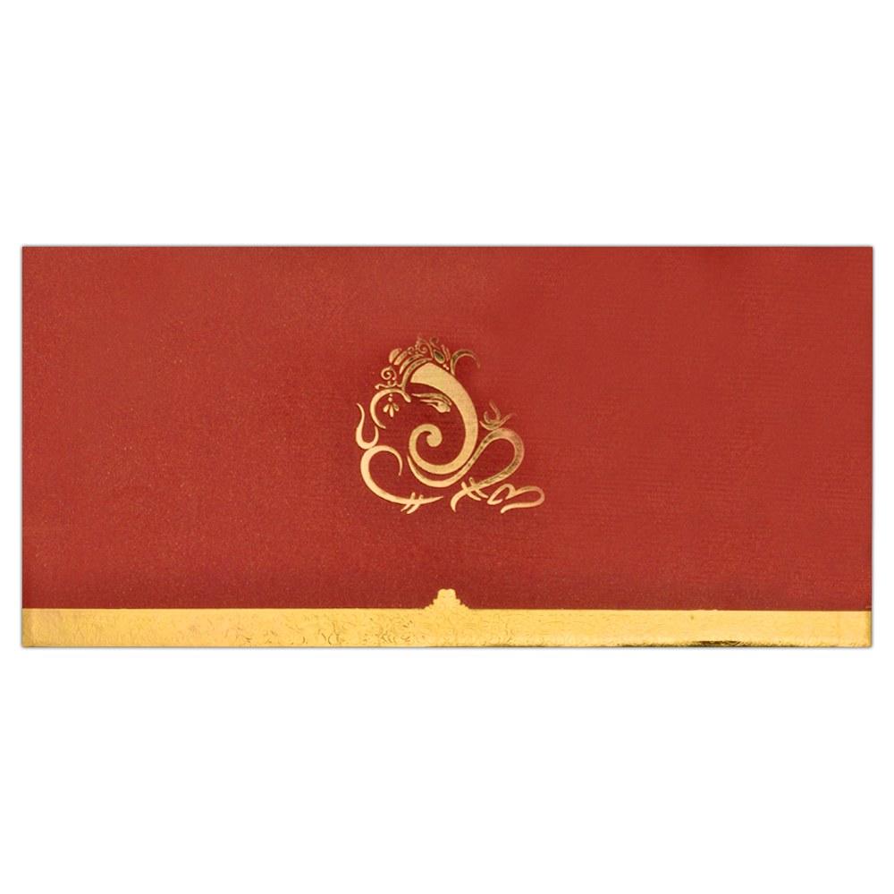 Red Personal Invitation Card-KNK3803