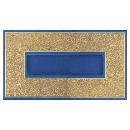 Invitation Card - Blue Personal Indian Wedding Card-KNK3814