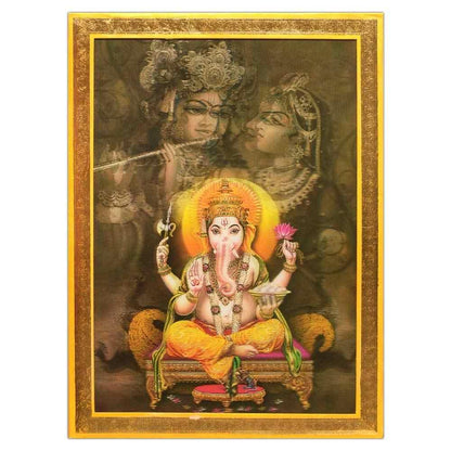 Invitation Card - Gold and Divine 3d Invitation Card-KNK3954