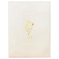 White Designer Ganesha Invitation Card-Knk4065