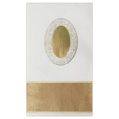 Invitation Card - Royal White-Gold Wedding Invitaion Card-KNK4193