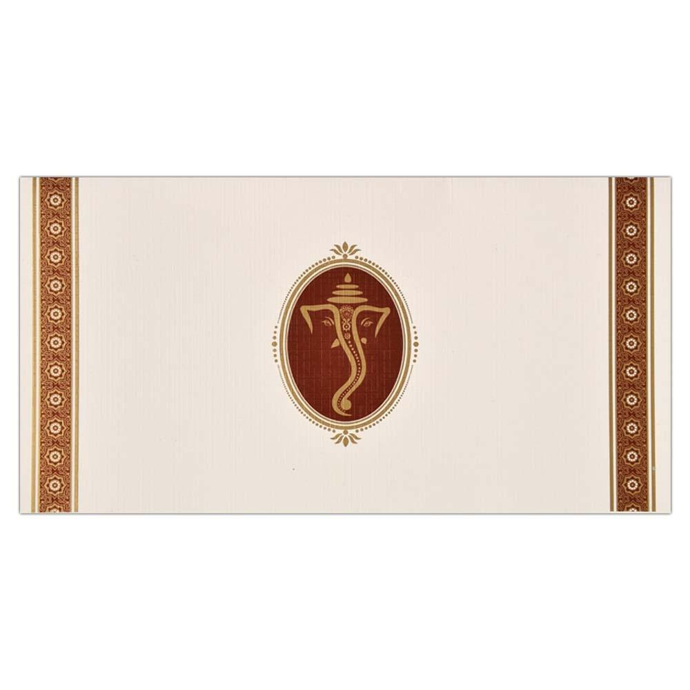 Invitation Card - Standard Horizontal Ganesha Wedding Invite-KNK4223