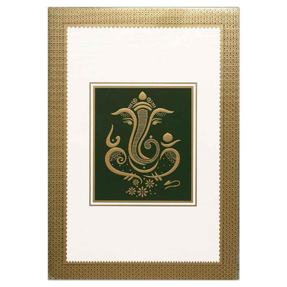 Invitation Card - Maha Ganapathi Traditional Kalyana Patrika-KNK4237