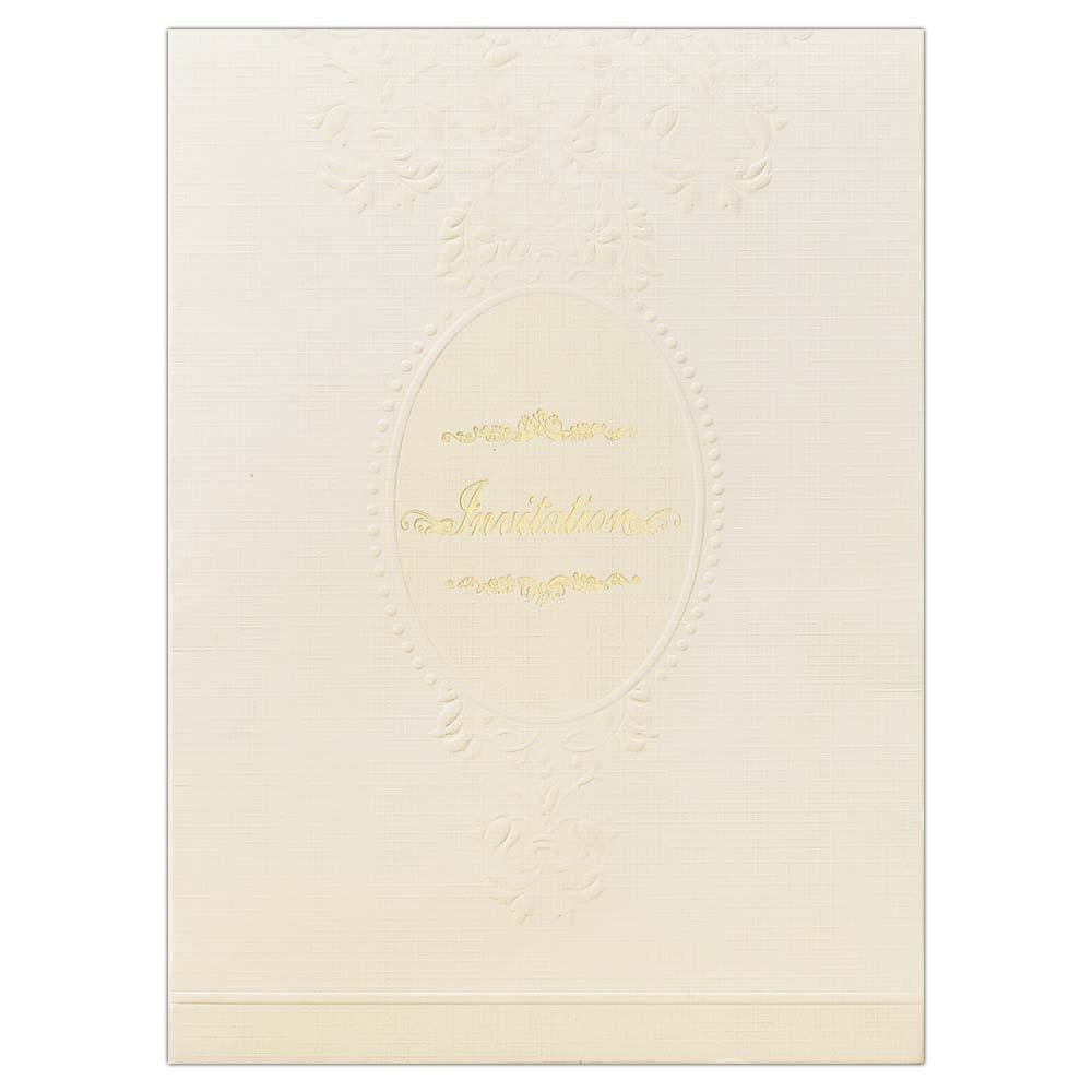 Invitation Card - Soothing Wedding Invitation Card-KNK4891