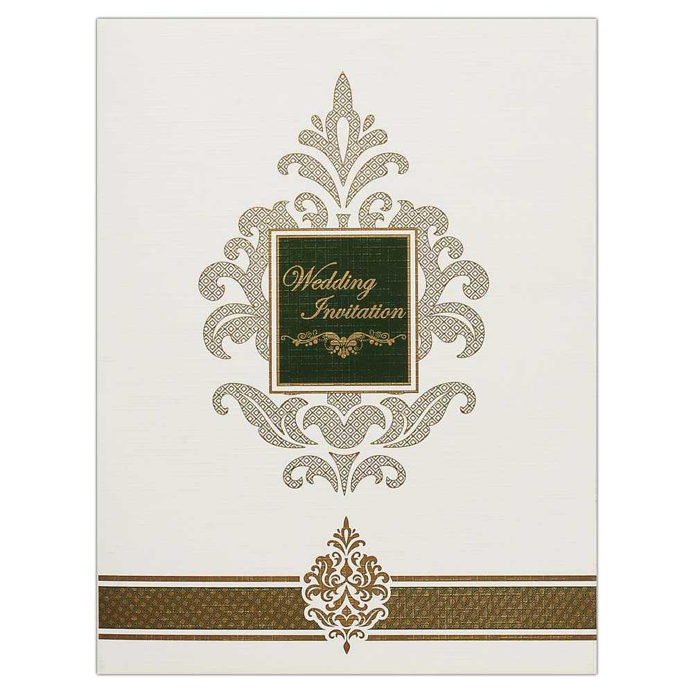 Invitation Card - Traditional Wedding Invitation Card-KNK4945