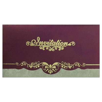 Invitation Card - Elegant Personal Marriage Cards-KNK4963