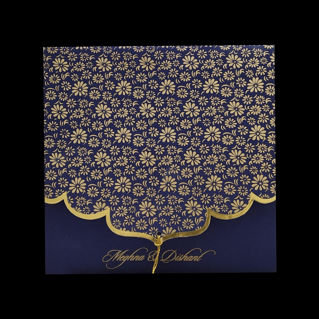 White Floral Grace Wedding Invitation-KPR06620